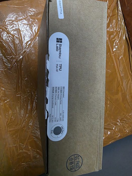 Пластик Bambu Lab TPU 95A HF Gray (серый)