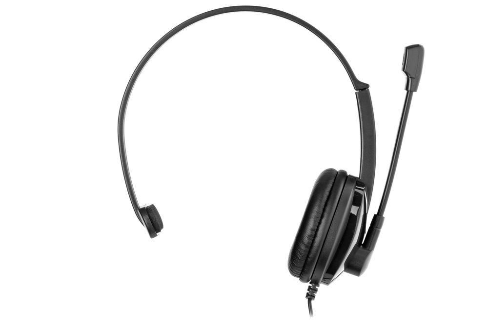 }Гарнитура для ПК 2E CH12 Mono On-Ear USB