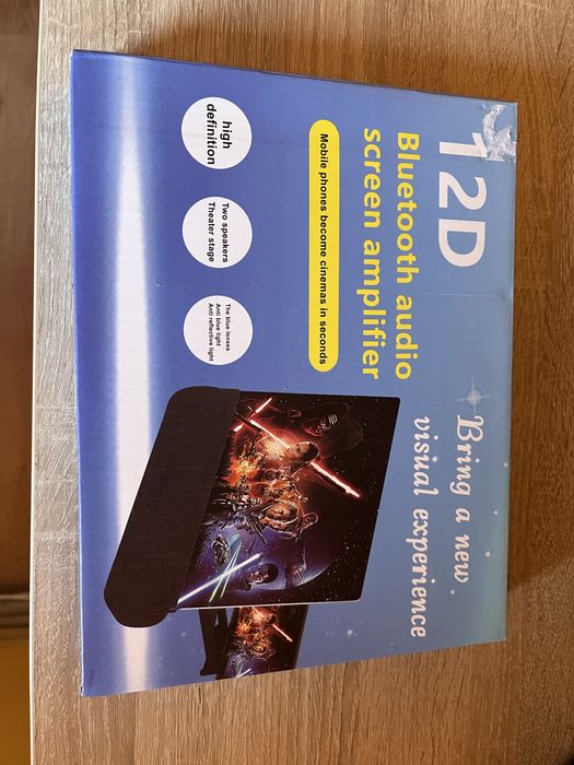 12D Bluetooth увеличител за екран с вградени високоговорители