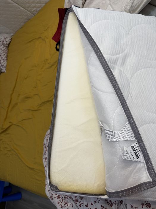 Patut bebe myllra cu saltea si 6 lenjerii