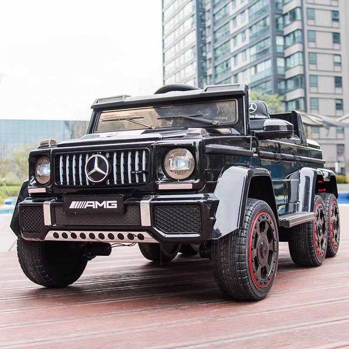 НАЛИЧЕН Детски акумулаторен джип Mercedes G63 6x6 двуместен модел 2025