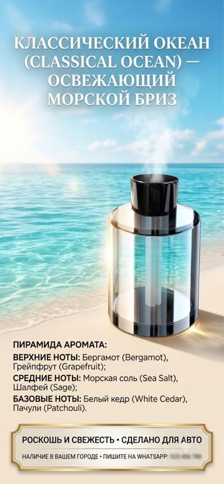 Электронный автопарфюм смарт диффузор в авто