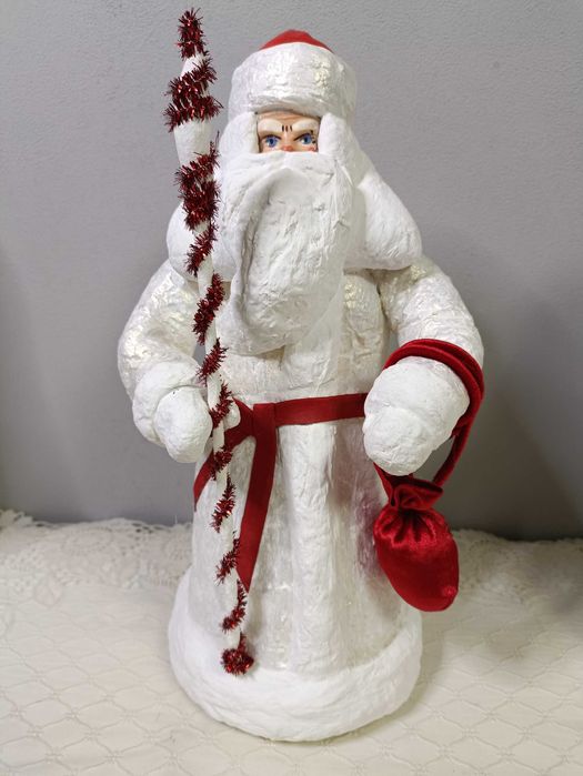 Ватный дед мороз реставрированный в идеальном состоянии