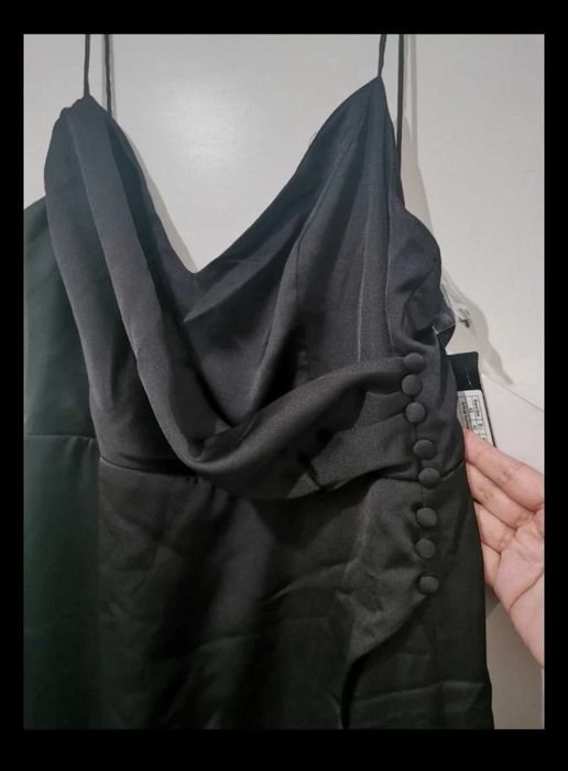 Rochie neagră elegantă de ocazie Trendyol