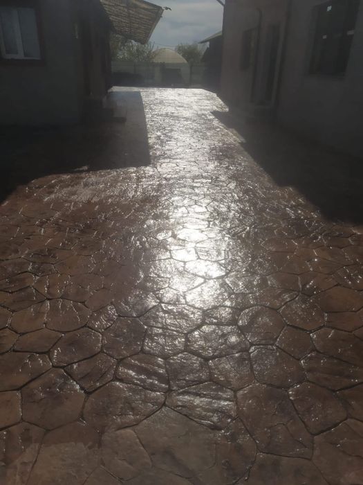Beton amprentat/elicopterizat