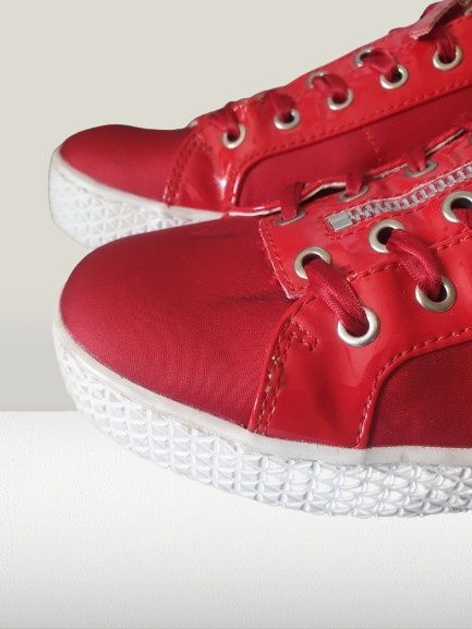 Sneakers buggati piele și textil  talpă înaltă