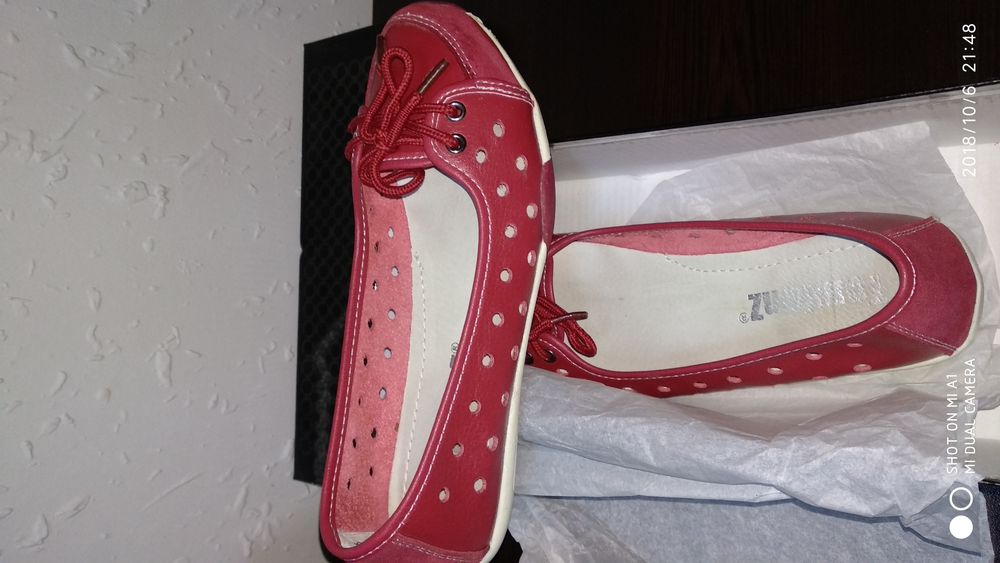 Дамски обувки от естествена кожа!