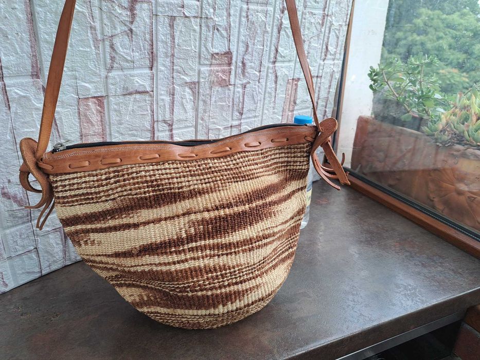 дамска чанта,плетена,лятна кошница,торба