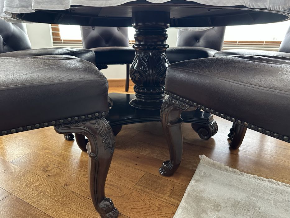 Masa rotunda, si scaune 6 persoane