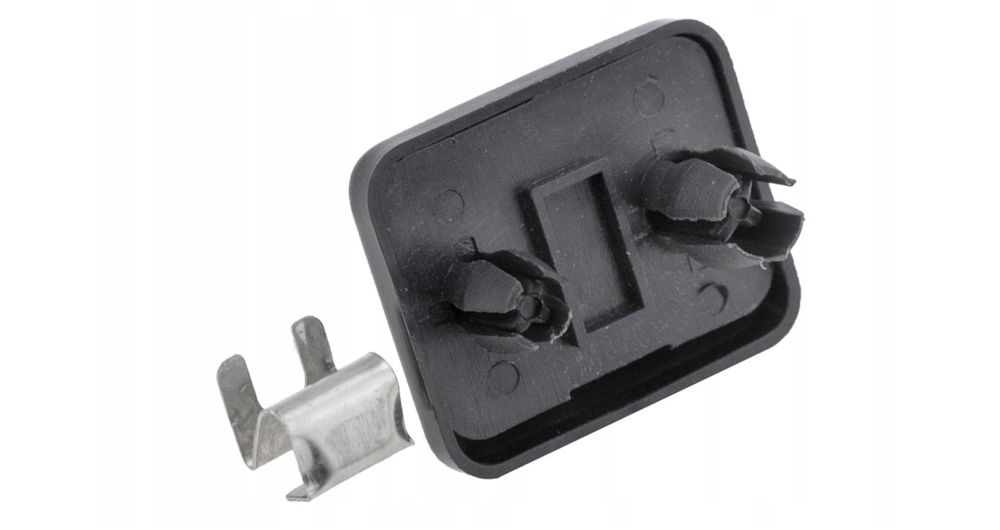 Държач Щипка Закопчалка за сенник, Audi, Seat (2005–2011) — ляв/десен, сив/бежов/черен