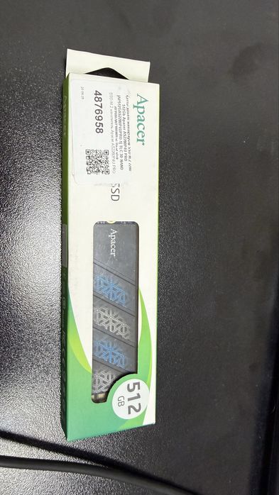 Продам SSD nvme 512gb R3500/W2300