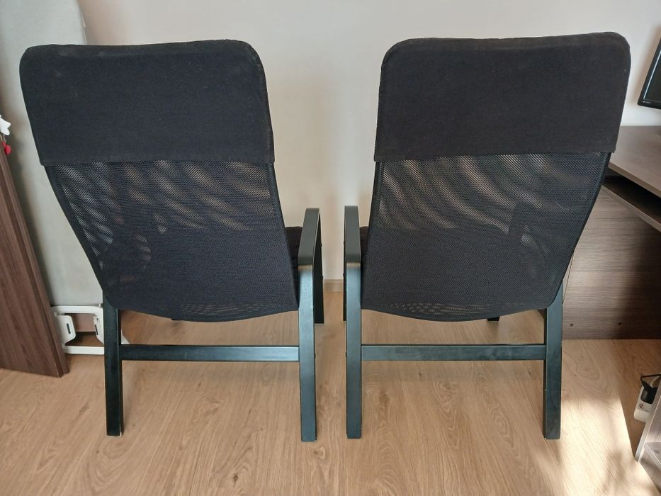 Set 2 Fotolii IKEA NOLMYRA + Perne Șezut și Tetiere incluse
Set 2 Foto