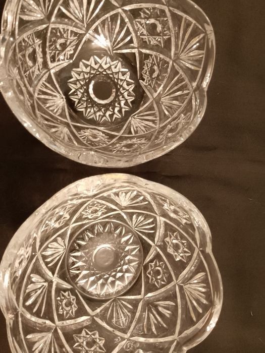 Бокалы чешское стекло. Хрусталь