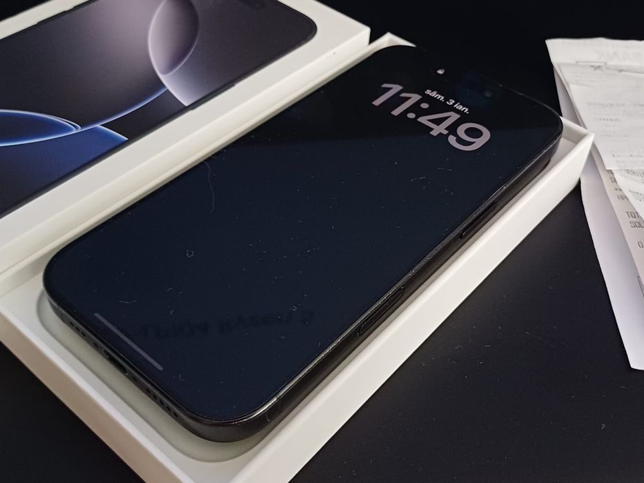 iPhone 16 Pro 128GB Black Titanium