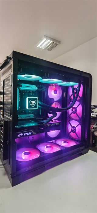 Супер Геймърско PC Ryzen 5 9600X/32Gb 6000 Kingston/1TB SSD/MSI RTX 5060/WiFi&BT/Гаранция