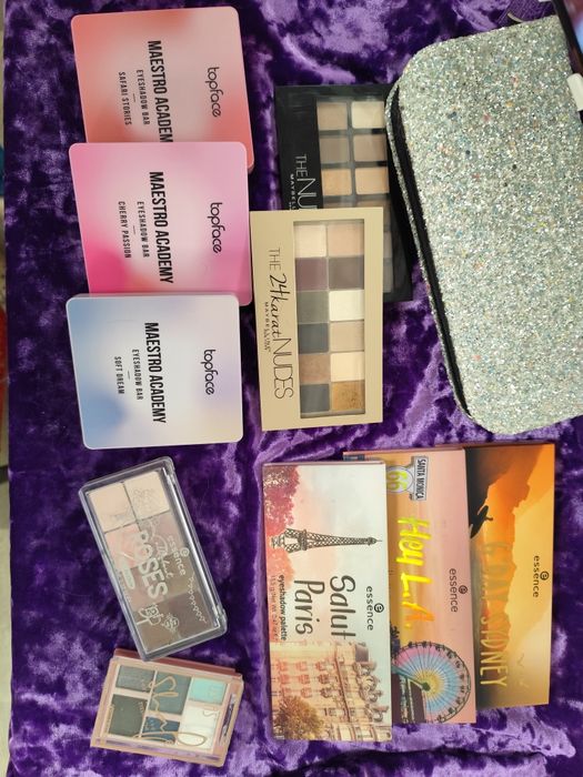 Essence, Maybelline, Top Face палетки б.у.