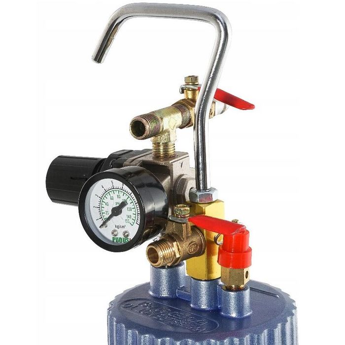 Pistol pneumatic pentru vopsit cu vas sub presiune, duza 2 mm,