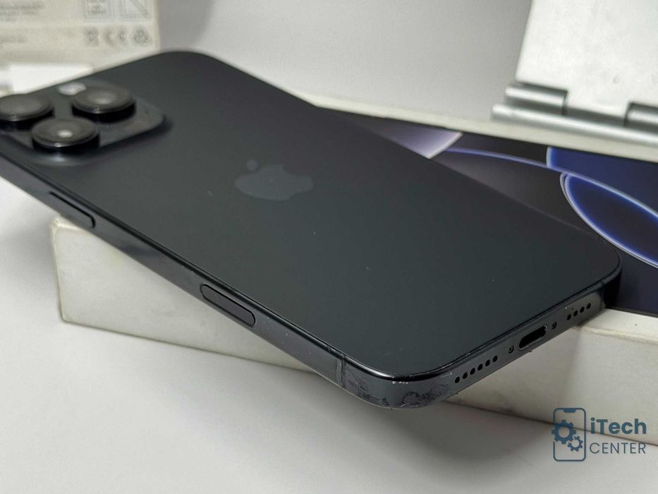 iPhone 16 Pro MAX, 256GB, Black, 92% батерия, ОТЛИЧЕН, 1г. ГАРАНЦИЯ!