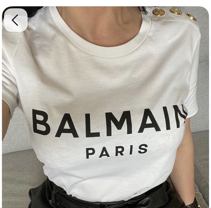 Люксовые новые футболки под balmain,off
