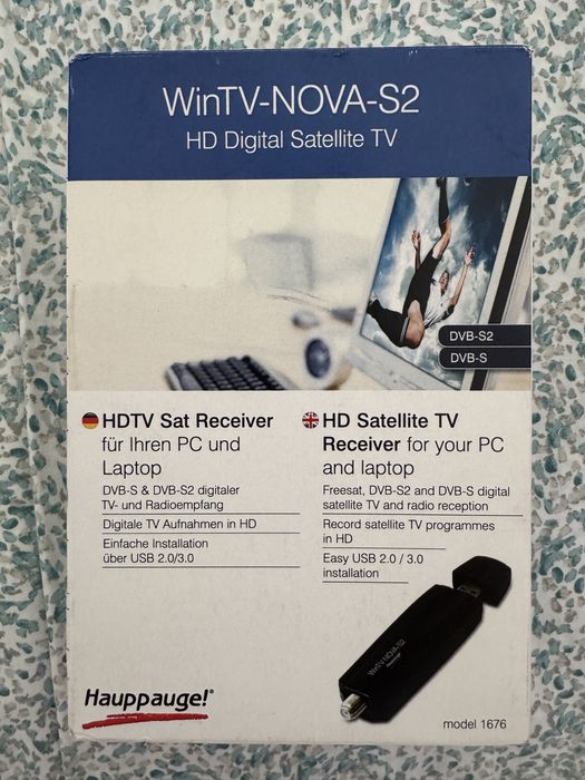 Hauppauge WinTV-NOVA-S2 1676 – Tuner TV Satelit USB
