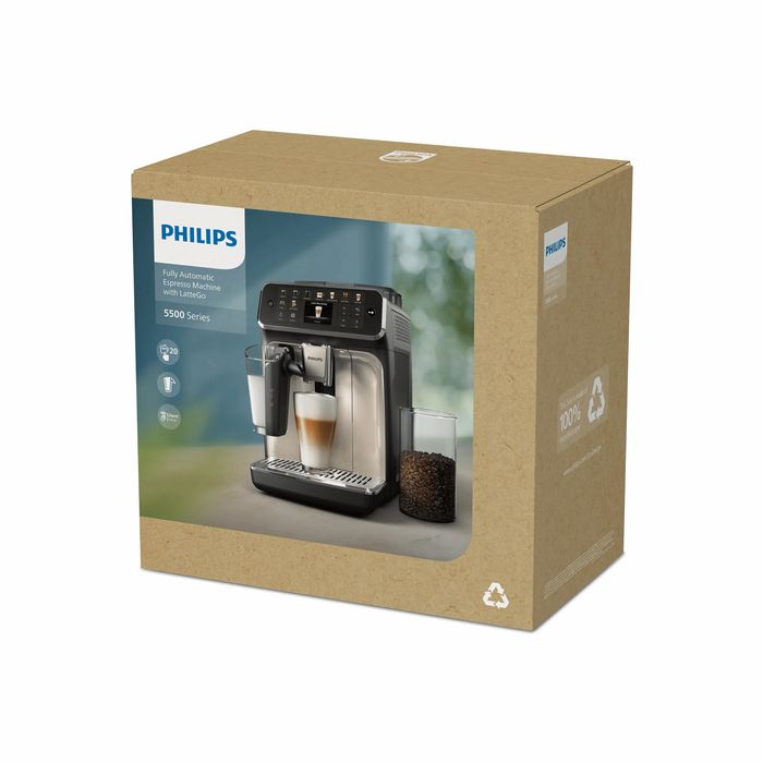 Кофемашина Philips EP5541/50 5500 Series LatteGo 1 Год Гарантия