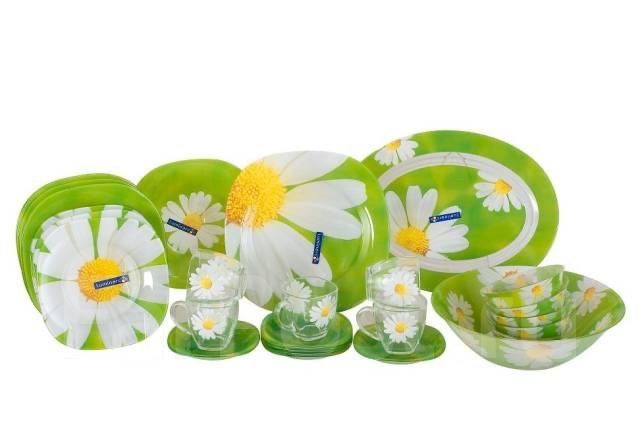 "Luminarc Ромашка 39 предметов" посуда