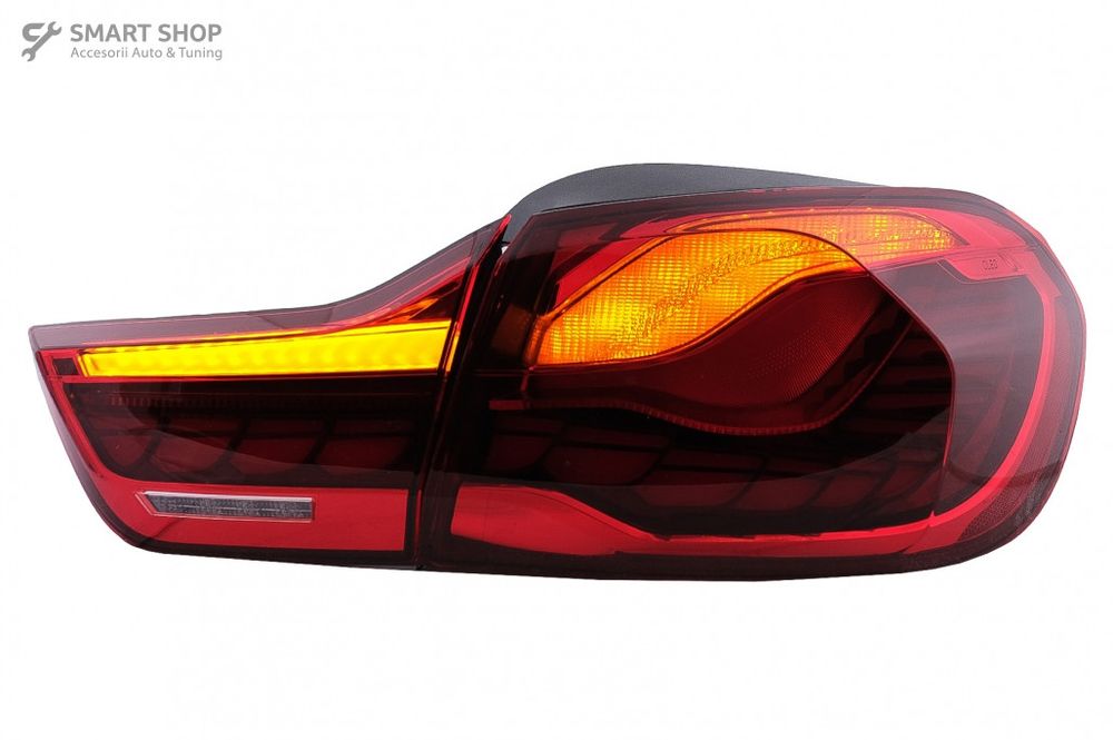 Stopuri OLED BMW Seria 4 F32 F33 F36 M4 F82 F83 (2013-03.2019) Rosu cu