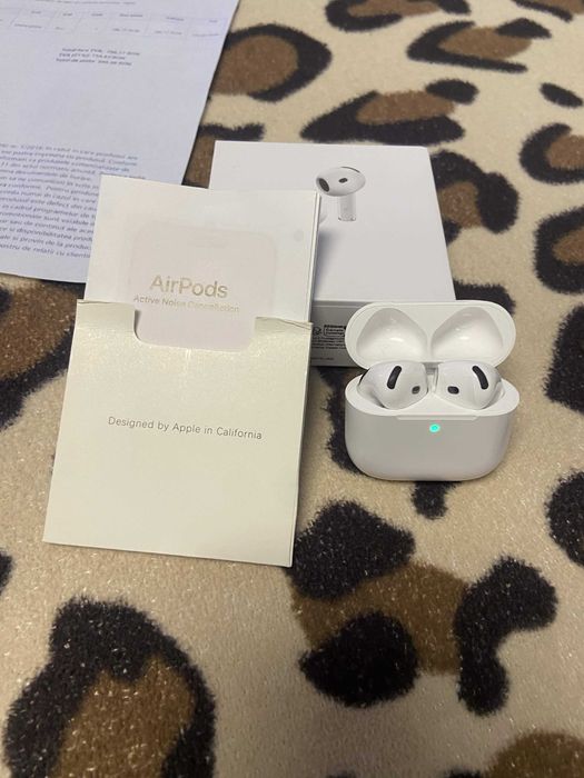 AirPods 4 ANC (cu Anulare Zgomot) – Noi, Nefolosite + Chitanță iStyle