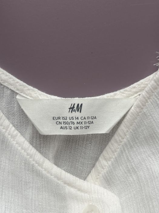 бежевый топ H&M 11-12 лет