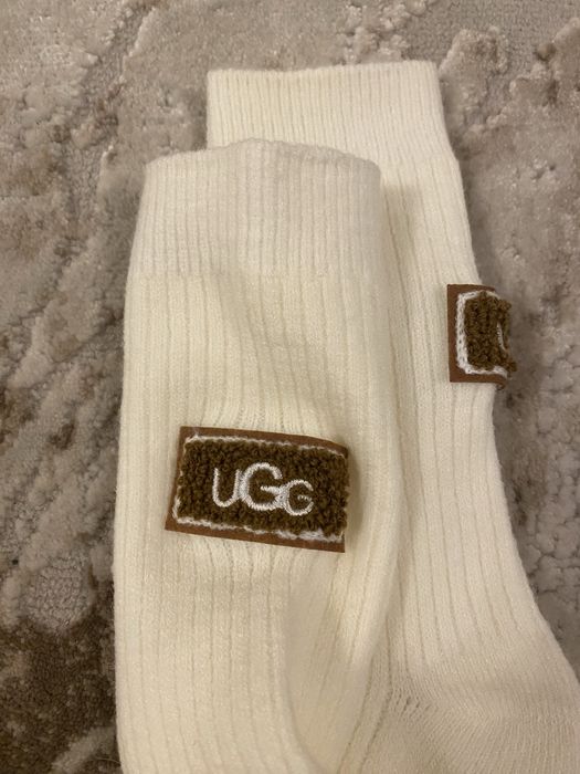 Sosete pentru UGG - alb/maro