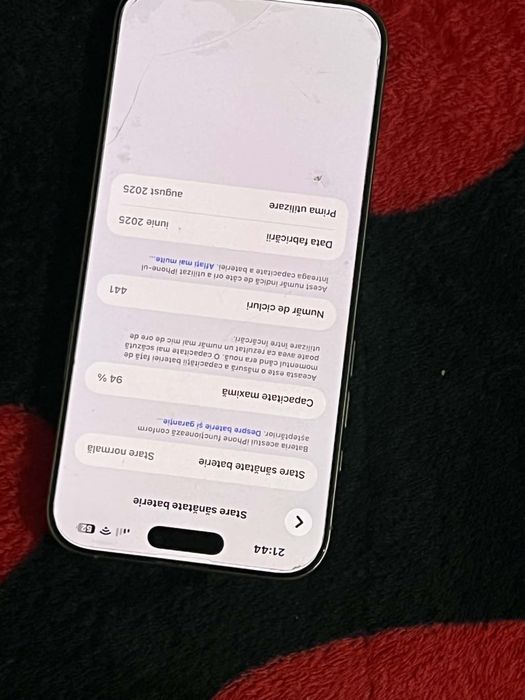 Vand iphone 16 pro max
