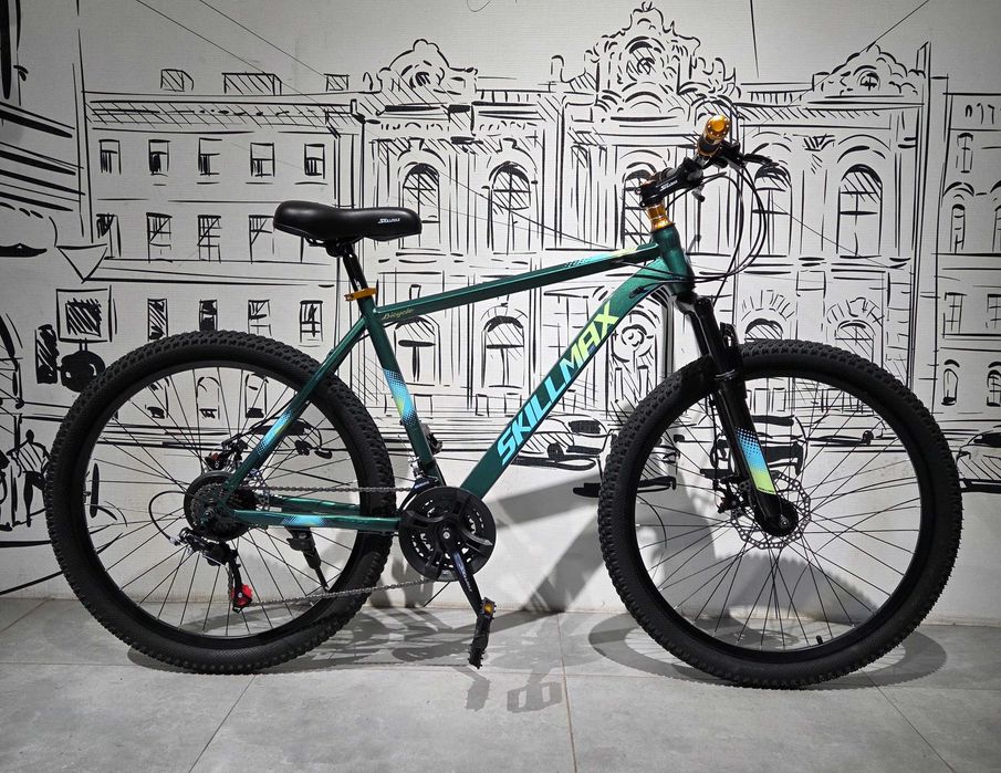 Велосипед Горный "Skillmax". 26" колеса. 19-я рама. Скоростной Mtb Мтб