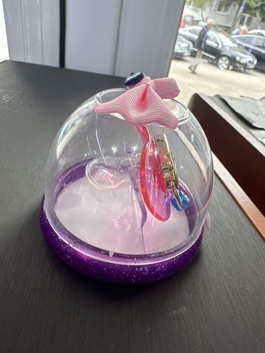 Suzeta din aur de 14 k ,aducem la comanda si albastru pentru baiat