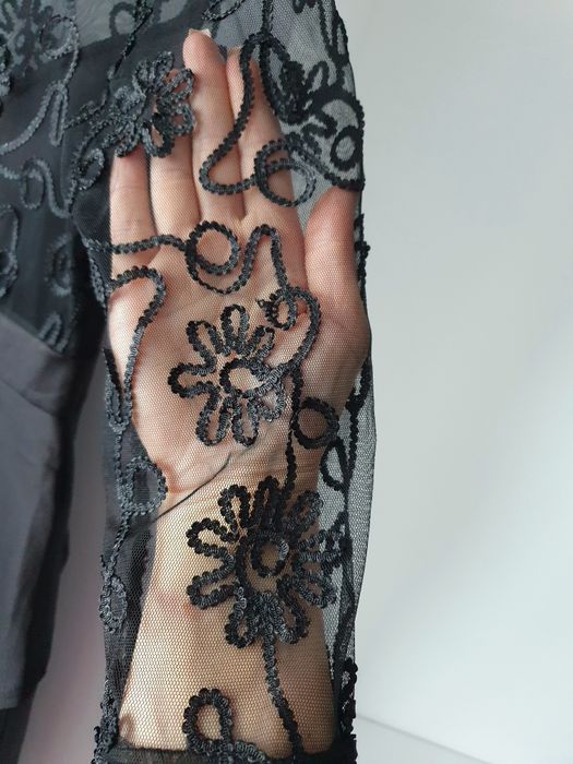 Rochie eleganta dantela neagra