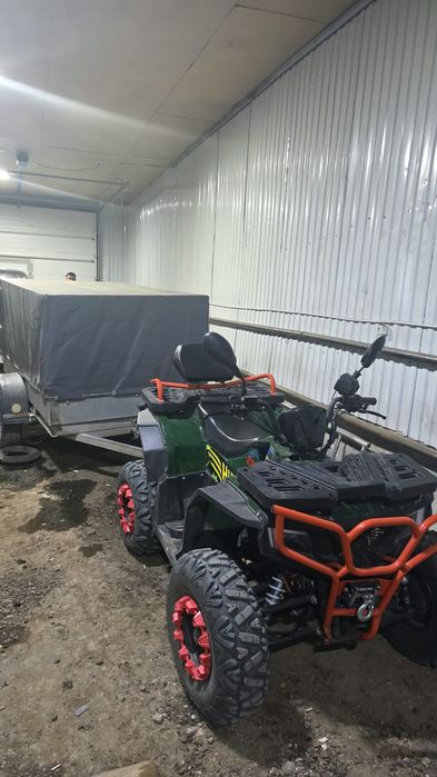 квадрацикл с прицепом