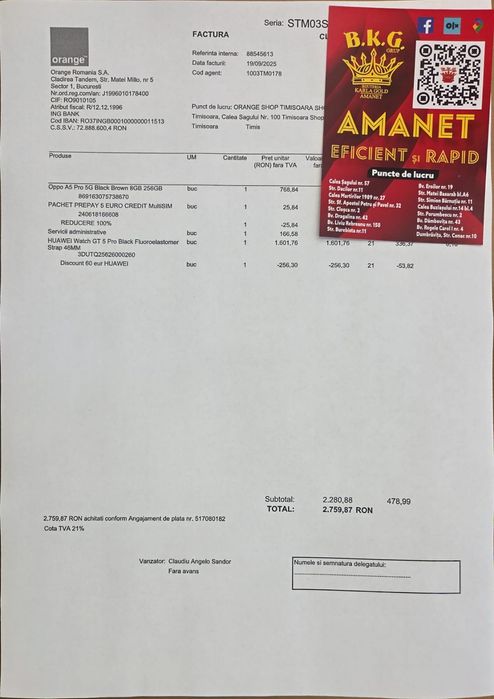 Oppo A5 Pro sigilat 256gb Amanet BKG