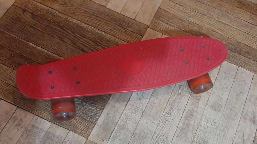 Скейт пинниборд с подсветкой