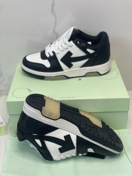 Off-White Out Of Office Calf Leather Panda