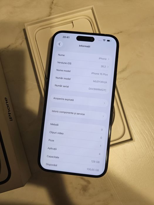 Iphone 15 plus full box