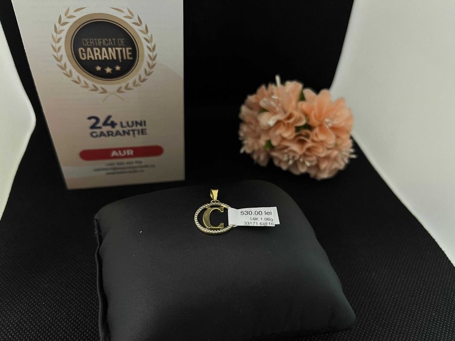 Pandantiv Aur 14k 1.06g (AG16 Moldova b33171.6)-Garantie 2 ani!