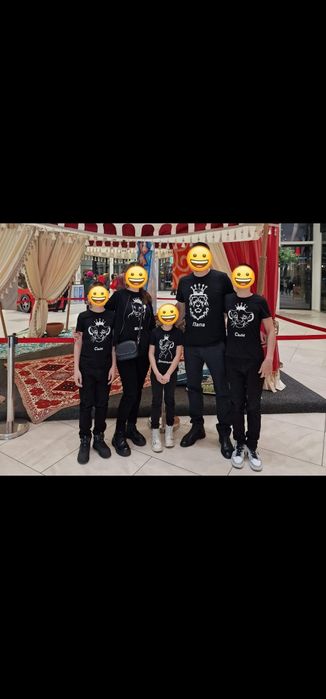 Продам футболки для всей семьи
