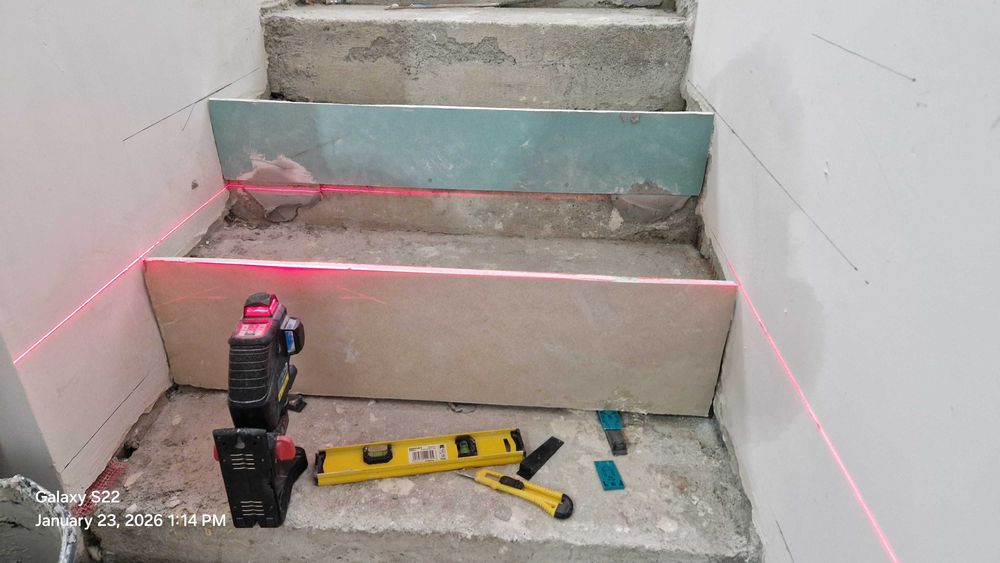 Montaj gresie, faianta, glet, lavabila, gipscarton