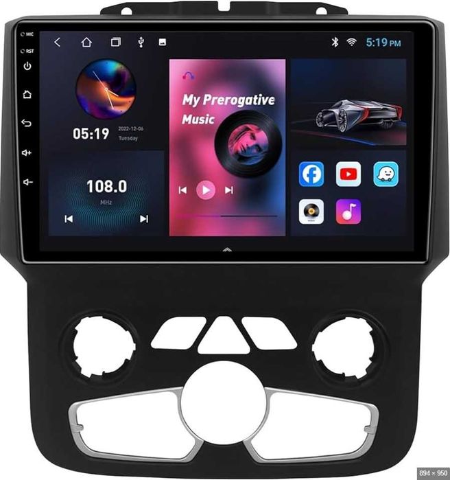 Dodge Ram 1500,2500,3500 2013/2018 9" - андроид нави/КЛИМАТРОНИК/,9845