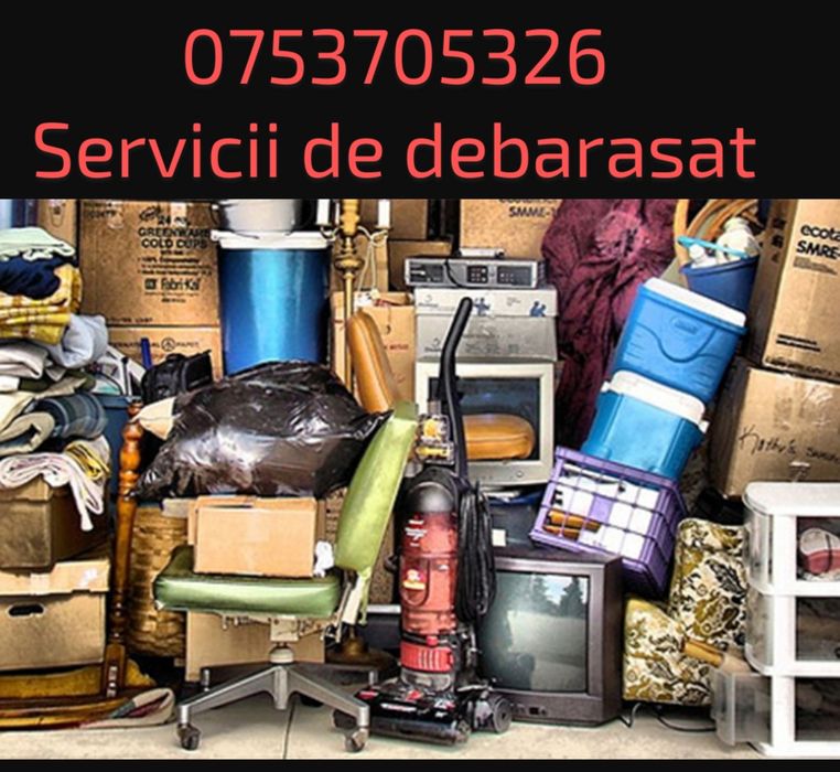 Servicii de debarasat, golire apartamente , beciuri, poduri, pivnițe