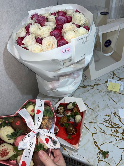 Цветы  свежие , от Chiс flowers