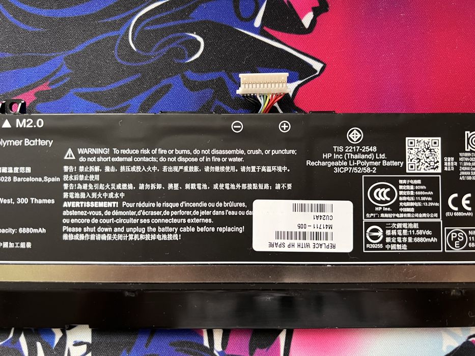 Baterie Laptop HP WK06XL 11.8v 83KW Originala nefolosit!