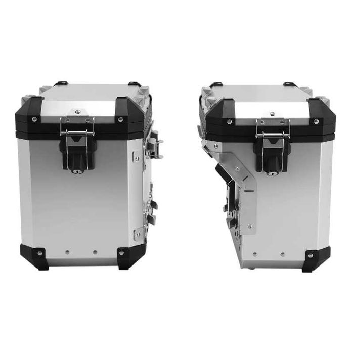 SET Cutii Genti Laterale Sidecase Aluminiu 48L pentru BMW GS R1200 R1250 F850 F900 A273