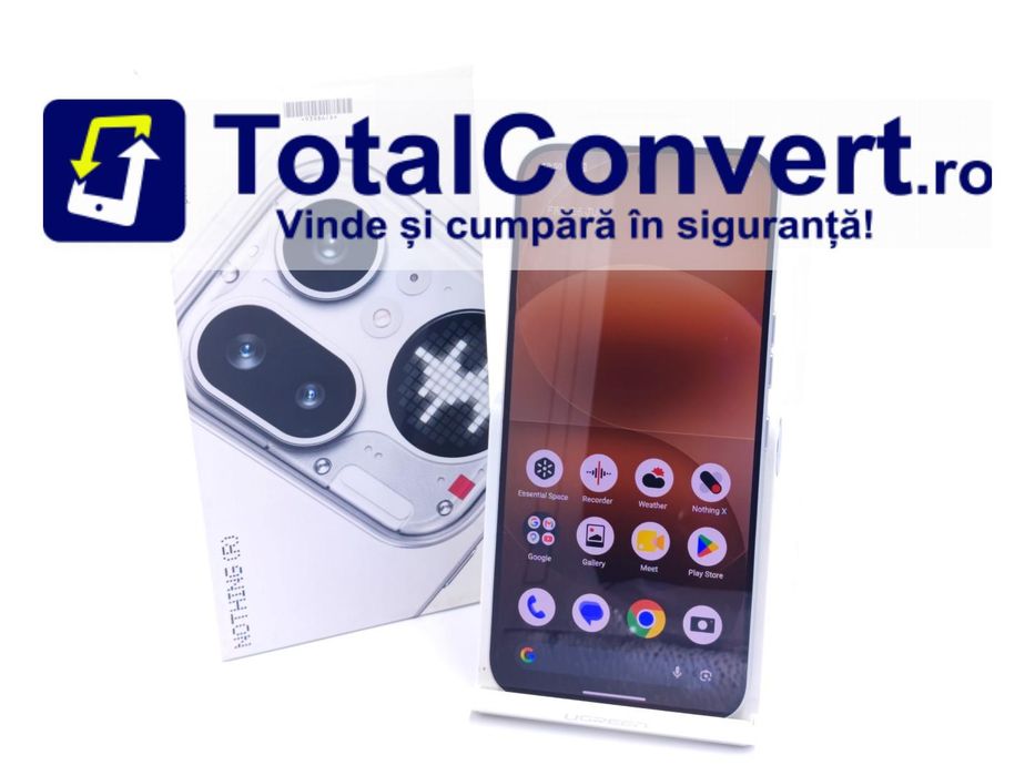 Nothing Phone (4a) Pro 128GB Silver 8GB, Garantie 24 luni | #D93986