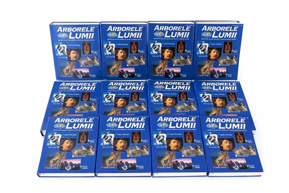 Colectie Arborele Lumii 9 bibliorafturi, stare buna!