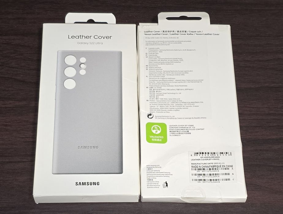 Husa piele originala Samsung Leather Cover Galaxy S22 Ultra S906